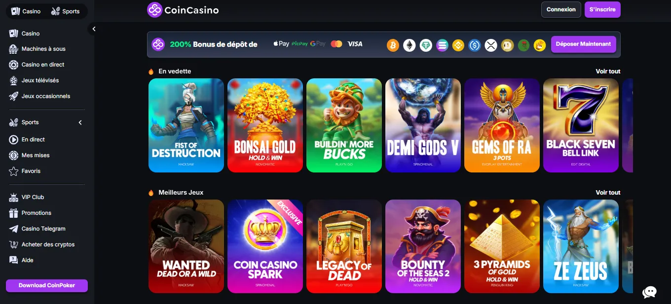 Bonus et promotions sur les casinos sans vérification