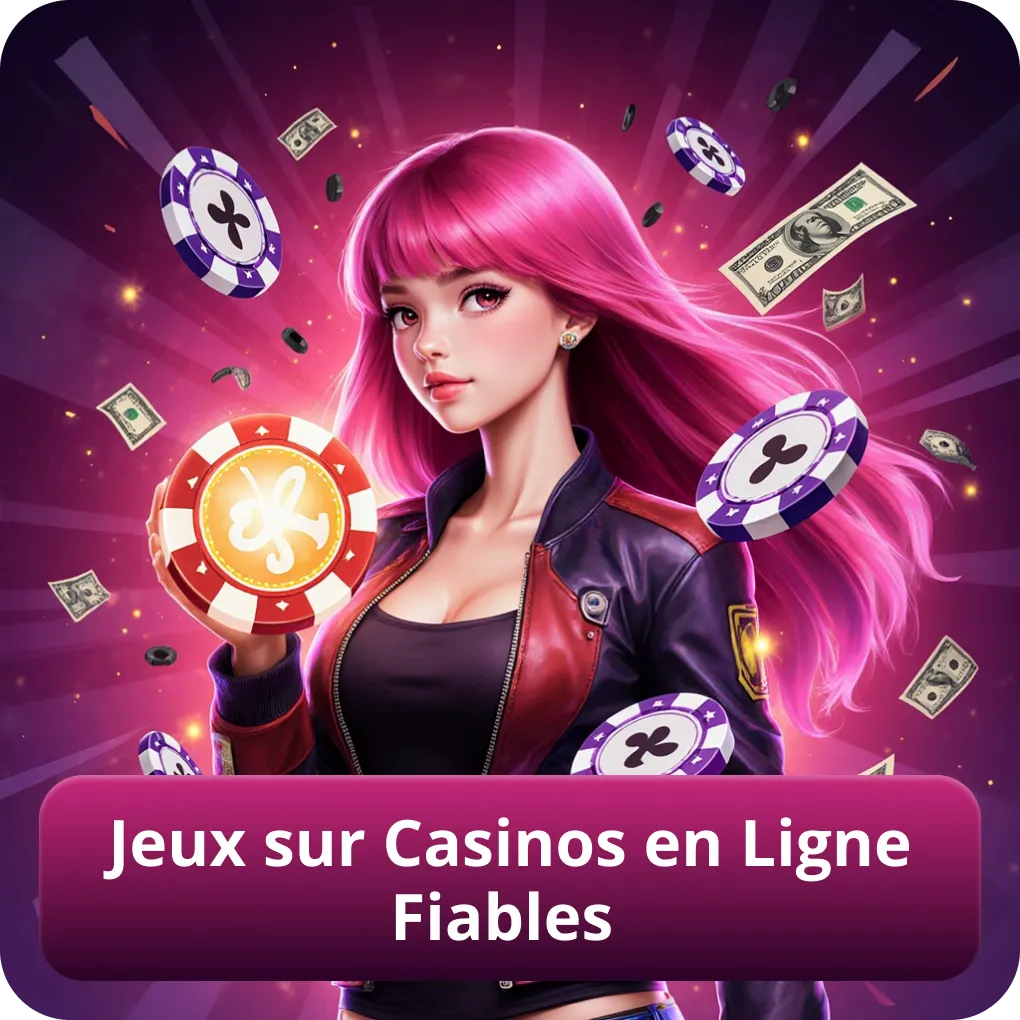 Jeux sur Casinos en Ligne Fiables