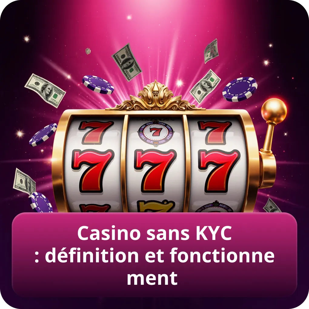 Casino sans KYC : définition et fonctionnement