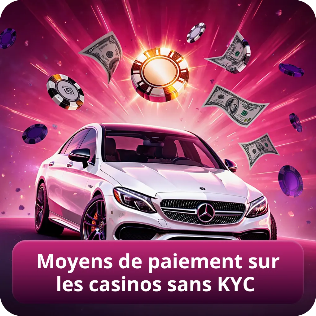 Moyens de paiement sur les casinos sans KYC