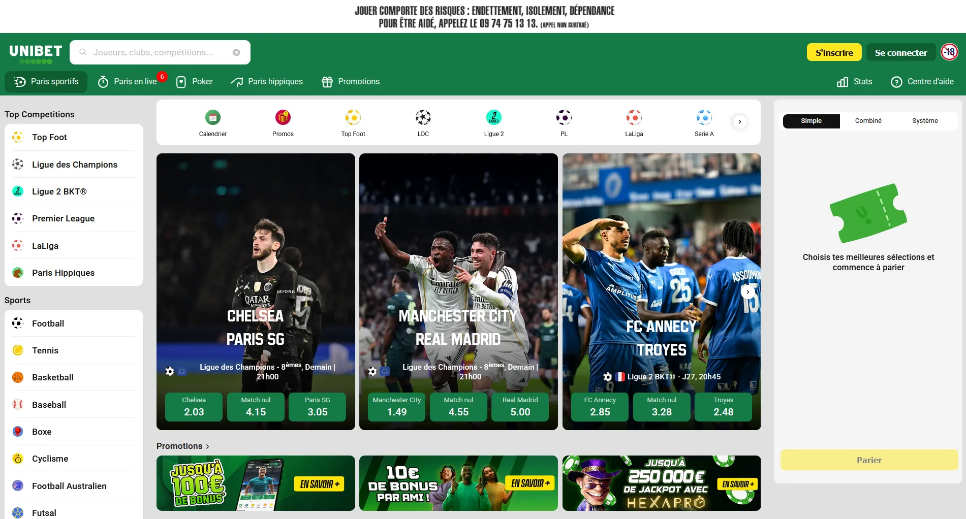 Unibet – Retraits Rapides MGA/ANJ